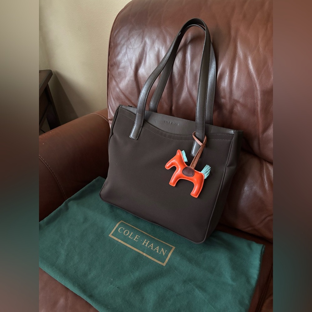 Cole Haan Chocolate Tote Bag New with Tag